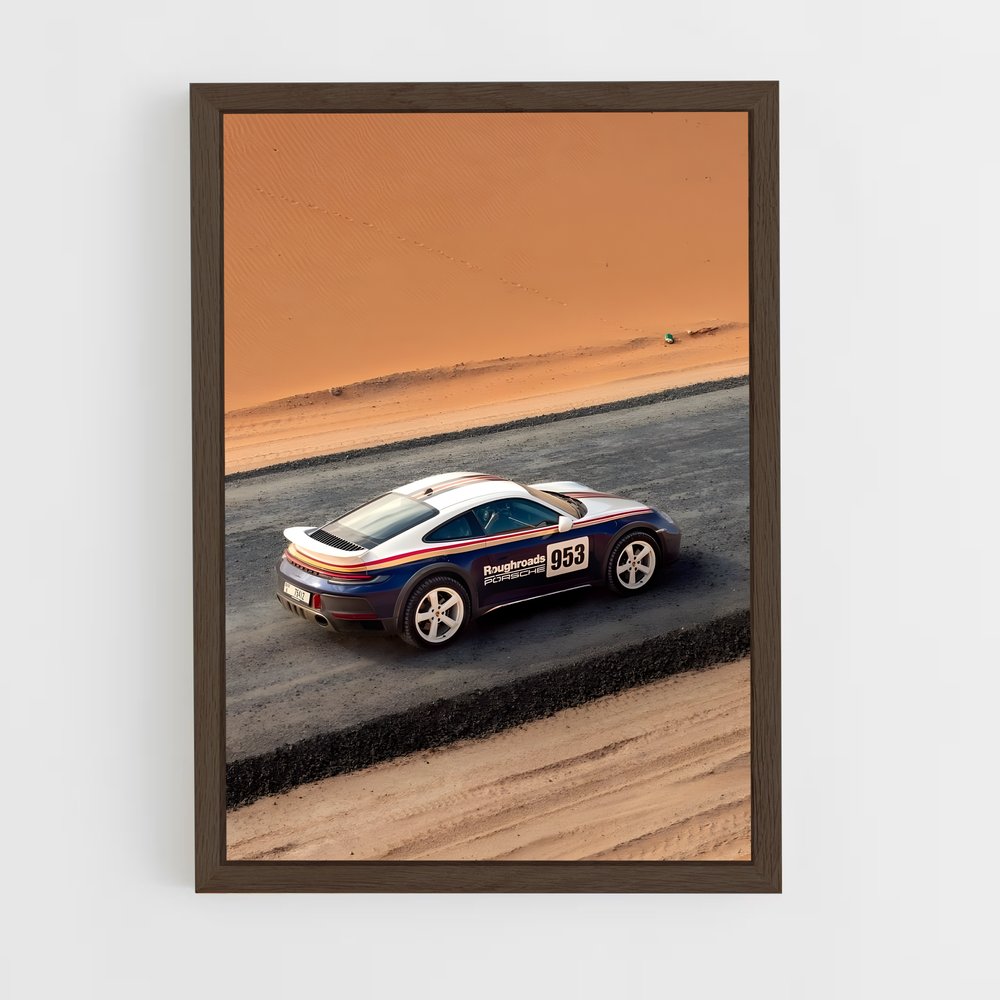 Poster Dakar éclatant – affiche Porsche (vue 5)